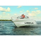Комплект лодка стеклопластиковая LAKER V570 + мотор 2-х тактный NISSAN MARINE NSD 115 A EPTO2